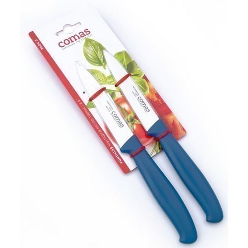 SET 2 CUCHILLOS COMAS PELADORES MULTIUSO AZUL 10CM